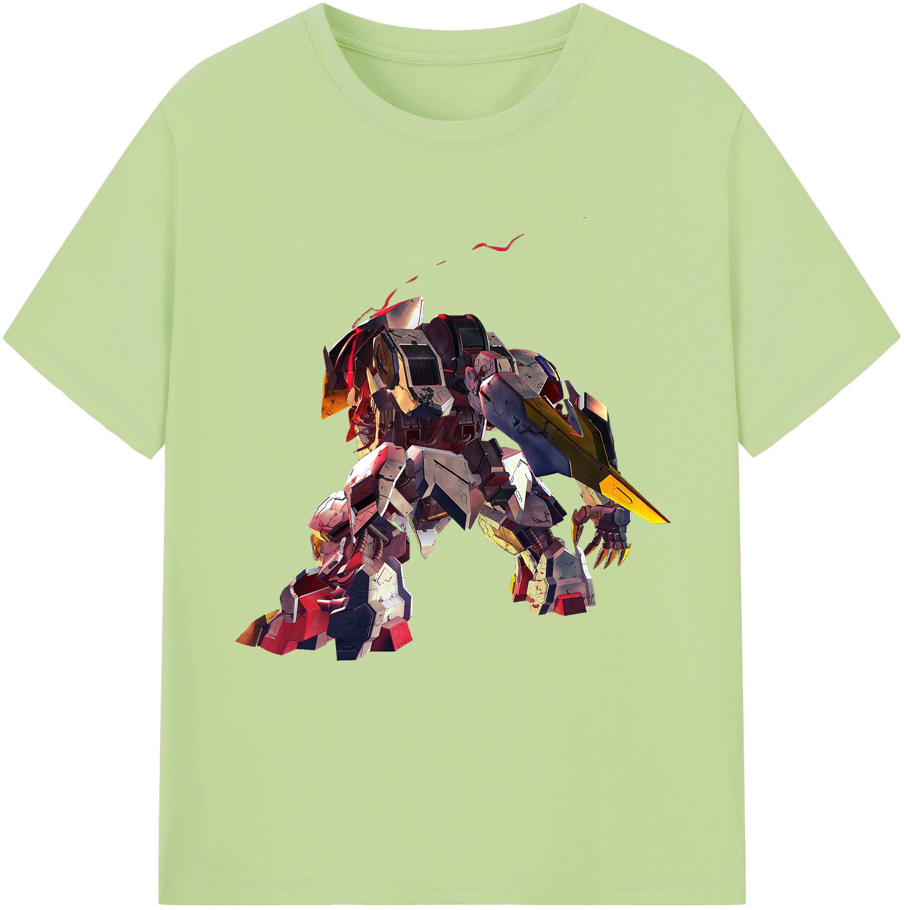 （画像用） 機動戦士ガンダム Mobile Suit Gundam 綿100％半袖Tシャツ（フロントプリント）